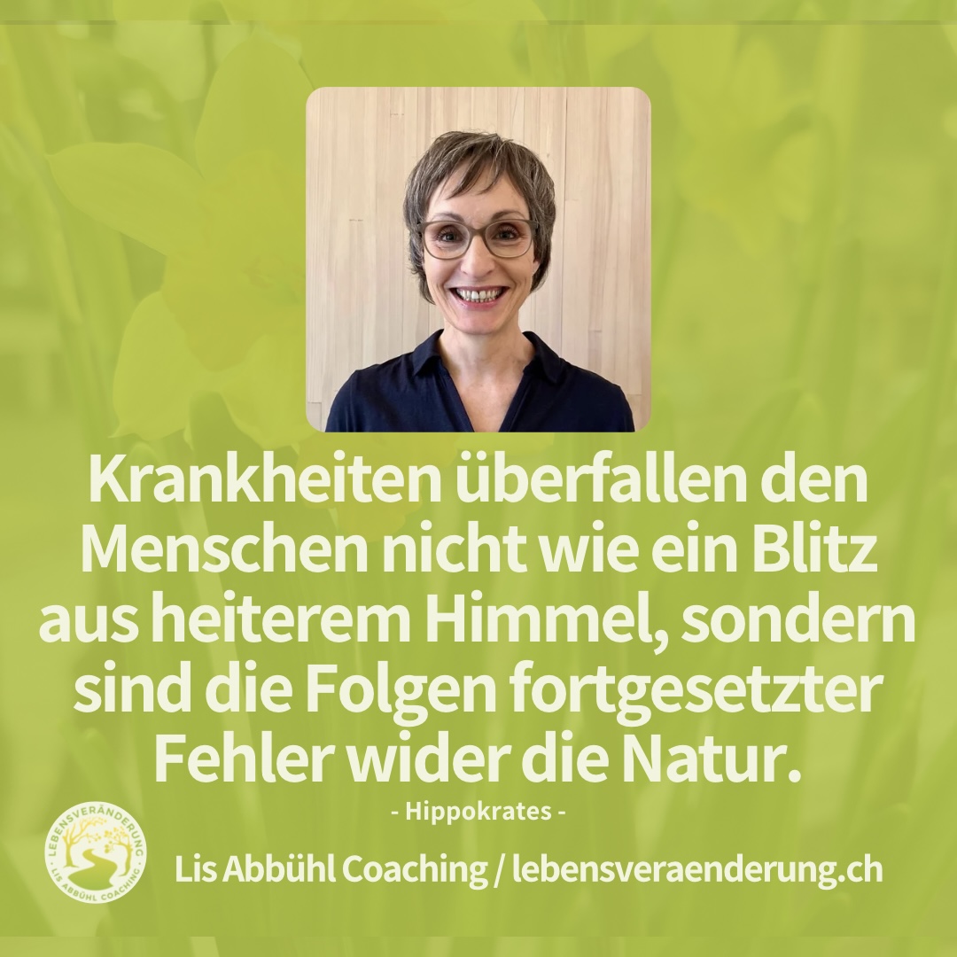 Übernimm die Verantwortung deiner Gesundheit!